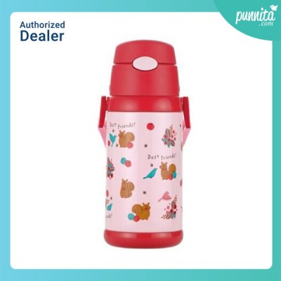 Richell 2 Way Stainless Water Bottle แก้วสแตนเลสเก็บอุณหภูมิ PINK